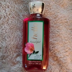 Bath and body works "Hello Beautiful" shower gel
